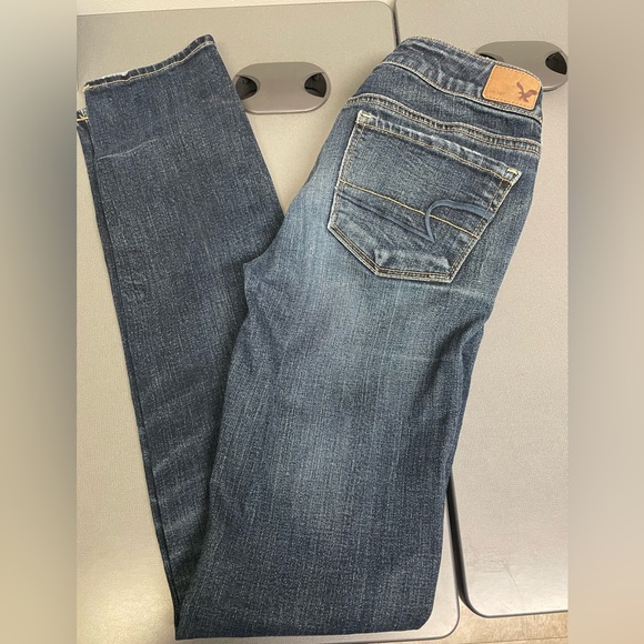 American Eagle Outfitters skinny stretch 00 long jeans like new - Picture 1 of 5
